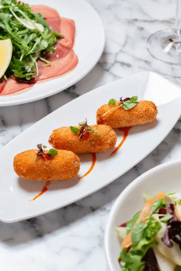 Italian arancini appetizers at CasaDamí